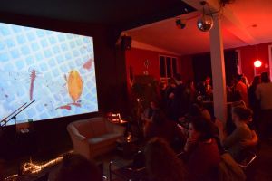 Trashbus ǀ Renata Britvec: "Summer is a Ghost from the Past". Opening Sept 28th, 2018 @ Sputnik Kino Berlin. Foto: Jürgen Fehrmann